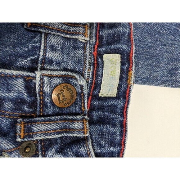 J Crew Crewcuts Toddler Blue Jeans 18 Months Adjustable Waist Distressed Wash - Picture 3 of 3